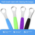 4 Pcs Tongue Scraper Cleaner Adults and Kids Stainless Steel Tongue Brush Metal Tongue Scraper Reduce Bad Breath with Travel Cases for Men Women O...