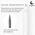 Premium Gel Roller Ball Pens, Fine Nib 0.5mm Pearl White Pen, 6PCS Black Gel Ink Smooth Writing Pen for School Office Household Goods Ideal Girls ...
