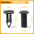 MOTOALL 100X Plastic Fender Fastener Rivet Push Clips for Honda ATV Suzuki Kawasaki 90653-HC4-900...
