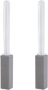 2 Packs Pumice Cleaning Stone with Extra Long Handle, Pumice Stone for Toilet Bowl Cleaning, for Cleaning Toilets, bathtubs, Grills, Swimming Pool...