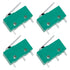KW4-3Z Micro Limit Switch Three-Pin Roller Waterproof Travel Limit Switch Micro Switch with Lever Green 4PCS...