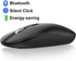 cimetech Bluetooth Mouse for Laptop, Slim Silent Wireless Mouse, Portable Computer Mice with USB Receiver, Metal Scroll Wheel for Laptop, Notebook...