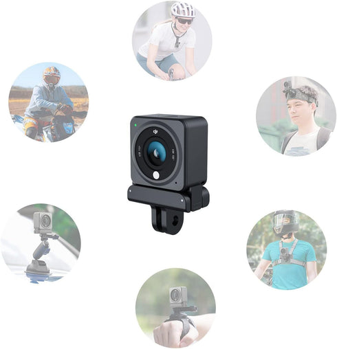 Action 2 Magnetic Adapter Mount 1/4 Interface Mount Bracket for DJI Action 2 Sports Camera Accessories (Adapter1)...