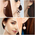 Rose Gold 925 Sterling Silver Earring Hooks Hypoallergenic 100Pcs Ear Wires Fish Hooks for Jewelry Making Supplies Findings with 100Pcs Clear Rubb...