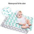 Portable Changing Pad, 2 Pack Baby Waterproof Diaper Changing Pad Reusable and Washable Newborn Travel Mat Station for Home Travel Outside...