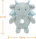 Apricot Lamb Baby Dragon Dinosaur Soft Rattle Toy, Plush Stuffed Animal for Newborn Soft Hand Grip Shaker Over 0 Months (Dragon, 6 Inches)...