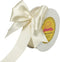 Double Face Ivory Satin Ribbon 1-1/2 inch X 50 Yards Polyester Ivory Ribbon for Gift Wrapping Very Suitable for Weddings Party Hair Bow Invitation...