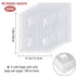 25 Pack A5 Binder Sleeves 100 Envelopes Money Saving Challenge A5 Money Saving Binder, Pouches Either Labeled 1-100 Money Pouches for Cash Stuffin...