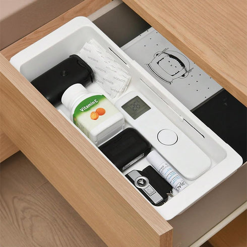 Drawer Organizer, Extendable Desk Drawer Organizer, Plastic Office Junk Drawer Organizer Tray| Vanity Makeup Drawer Organization Tray...
