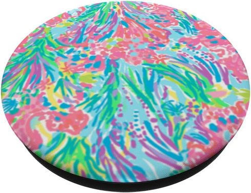 Paisley Like Pattern with Vibrant Color Scheme PopSockets PopGrip: Swappable Grip for Phones & Tablets PopSockets Adhesive PopGrip...