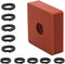 (5+5 Sets) 3/8" & 1/2" Impact Wrench Retainer Rings with O-ring, Fit For Electric/Pneumatic Wrench, Including Anvil Retaining Ring Install Tool...