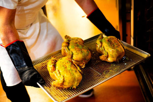 BBQ Gloves Cooking Gloves Food Contact Safe No BPA Insulated Waterpoof, Oil Proof, Heat Resistant BBQ, Smoker, Grill, and Outdoor Cooking Gloves, ...