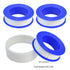 Thread Seal Tapes, Teflon Tape 1/2 PTFE Pipe Sealant Tape Industrial Thread Sealants Plumbers Thread Tape for Leak Water, Plumbers, Plumbing, Air ...