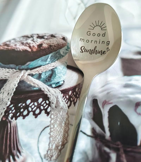 Good Morning Sunshine Spoon Gifts for Women Girls Christmas Birthday Gift for Coffee Tea Lover Grandma Wife Anniversary Valentine's Day Gifts for ...