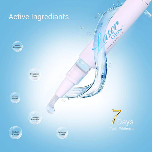Generic LaserGlow Professional Teeth Whitening Gel - Natural 44% Carbamide Peroxide Gel, 2 mL Syringe Advanced Formula for Fast and Effective Resu...