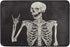 Baofu Skull Doormats Bathroom Floor Mat Rock and Roll Skeleton Lightweight Non-Slip Area Rugs Halloween Decorative Entrance Front Door Rug for Out...