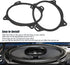 6x9 Inch Rear Deck Speaker Adapter Spacer Ring Fit for Camry 2002-2011 Corolla 2003-2013 Solara 2004-2009 Yaris Liftback 2007-2015 Yaris Sedan 200...