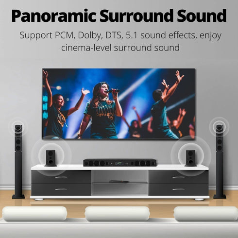 TNP Digital Optical Audio Cable 6 Feet S/PDIF Fiber Optic Cable Toslink TV Optical Cable for Soundbar, Home Theater, Speaker Wire, TV, PS4, Xbox M...