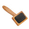 Oumefar Healthy Bamboo Dog Hair Comb Pet Wooden Brush Massage Grooming Slicker Brush with Rounded Bristles(Charged)...