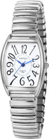 JewelryWe Women's Easy Reader Analog Watch Gold Silver Plated Elastic Band Wristwatch for Valentine’s Day...