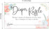 Canopy Street Pastel Watercolor Floral Diaper Raffle Tickets / 50 Baby Shower Sprinkle Game Drawing Cards / 2" x 3.5" Gender Reveal Party Activity...