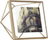 Umbra Prisma Picture Frame, 4 x 4 Photo Display for Desk or Wall, Copper...