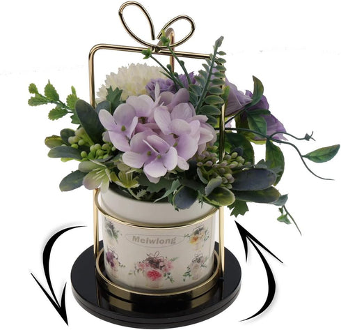 4.9 Inch Lazy Susan Swivel Plastic Turntable Rotating Heavy Duty Stand for Organizer Bins Potted Plants Spice Cabinets Crafts Table Lamps Model Ba...