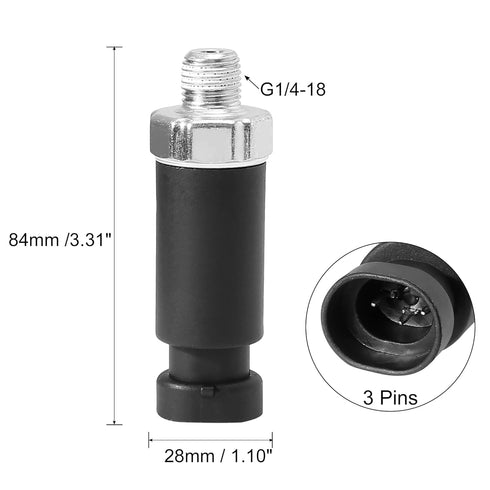 X AUTOHAUX Auto Engine Oil Pressure Sensor Switch Metal Plastic 19244500 for GMC for Chevrolet...