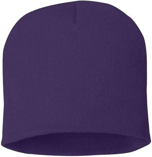 Sportsman 8" Knit Beanie One Size Purple...