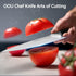 Professional Chef Knife 8 Inch Kitchen Knife, German High Carbon Stainless Steel Super Sharp Chef's Knife With Ergonomic Solid Wood Handle, Useful...