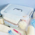Jekiyo Clear Plastic Storage Bin, 12 Quart Latching Box with Lid, 1 Pack...