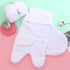 2 Pack Sherpa Baby Swaddle Blanket - Aquamarine and White...