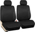 Car Front Seat Covers, Black Universal Fit Seat Covers for Sedan, Truck, SUV 1 Pair of Cloth Bucket Seat Covers...
