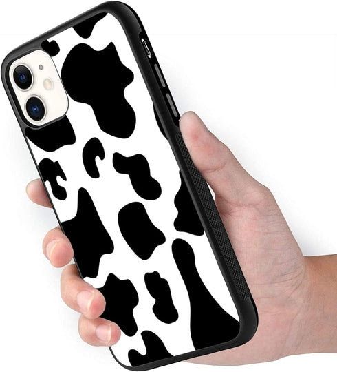 for iPhone 11 Pro Case - Cow Print Pattern Phone case - TPU Shock Absorption Protection Phone Cover Case...