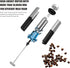 Milk frother for coffee, lattes,whisk drink mixer, Mini foamer for cappuccino, Frappe, Matcha, Hot Chocolate. Battery operated stainless foam make...