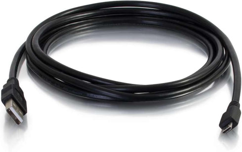C2G Legrand USB A to B Cable, Male to Male USB Cable, Micro USB Cable, 2 Meters (6.56 Foot) Data Transfer Cable, Black USB Cord, 1 Count, C2G 2736...