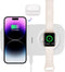 Wireless Charger, 2 in 1 Wireless Charging Pad, Fast Dual Wireless Charging Station for iPhone 14/13/12/11Pro/Pro Max/Mini/XS Max/XR/XS/X/8/8P, Sa...