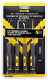 General Tools 5 Piece Precision Probe, Pick and Tweezer Set for Crafts, Hobbies, and Electronics - Hand Tools - Black...