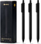 Kaco 10 Pieces Ballpoint Pens PURE, Black Ink, 1.0mm Medium Point, 10-Count Pack Pens Retractable Journaling Office Supplies...