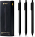 Kaco 10 Pieces Ballpoint Pens PURE, Black Ink, 1.0mm Medium Point, 10-Count Pack Pens Retractable Journaling Office Supplies...