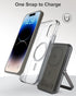 MGG Magnetic Battery Pack PD 20W for MagSafe 5000mAh Wireless Portable Charger with Foldable Stand - Mag-Safe Power Bank Fast Charging with USB C ...