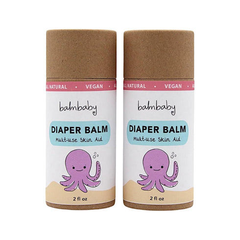 Balm Baby Diaper Balm Stick – Natural Diaper Rash Cream & Multipurpose Baby Skin Ointment with Organic Calendula - Vegan - Soothing, Healing, Mois...