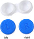 Elcoho 24 Pack Contact Lens Cases Contact Lens Holder Box Left/Right Eyes Contact Lens Container, 6 Colors...