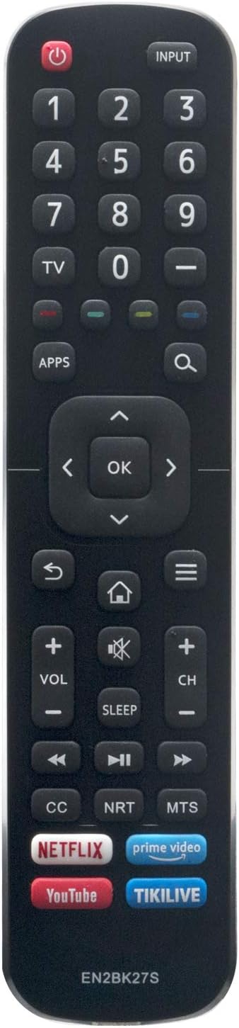 EN2BK27S Replace Remote Control - AIDITIYMI EN2BK27S Remote Control Replacement for Sharp TV with Netflix, Prime Video, YouTube and Tikilive Short...