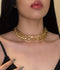 3Pcs Punk Cuban Link Chain Choker Necklace Twist Rope Necklace Chunky Figaro Chain Prom Party Festival Jewelry for Women and Girls...