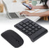 SUNGOOYUE Number Pad, Plug and Play 2.4GHz Wireless Technology 1200 DPI Sensitive Number Pad Mouse Combo for Home Office (Black)...