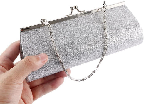 Shoulder Bag Women's Shiny Handbag Party Wedding Bridal Banquet Clutch Purse...
