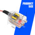2 PCS Car High Frequency to Low Frequency Output Converter, Speaker Output to RCA Line Control Audio Signal Adapter, CD Player High and Low Modifi...