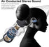 Purity Air Open Ear Headphones - True Air Conduction Wireless Bluetooth Open Ear Earbuds with Dual Mic for iPhone/Android - Secured Long Wearing C...
