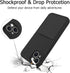 for iPhone 15 Case with Card Holder Soft Liquid Silicone Credit Card ID Slot, Full Camera Scratchproof Shockproof Protective Cover iPhone 15 Walle...